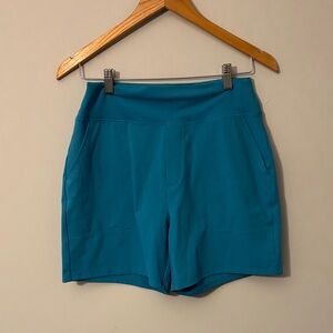 Women's Athletic Shorts in Teal